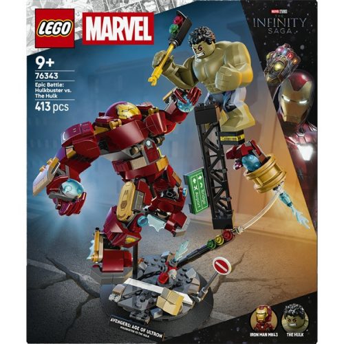 LEGO® | Marvel Hulkbuster és Hulk óriási csatája 76343