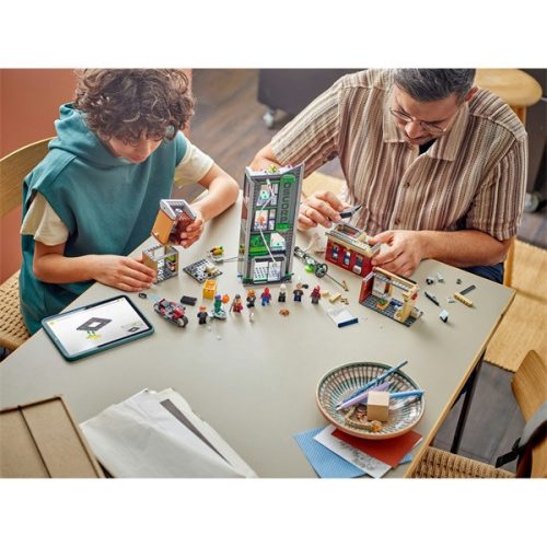 LEGO® | Marvel Pókember vs. Oscorp, szuperhős építőkészlet gyerekeknek 76324