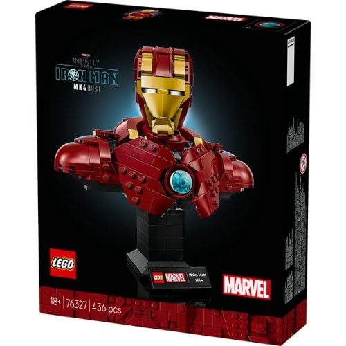 LEGO® | Marvel Vasember MK4 mellszobor, megépíthető modell felnőtteknek, minifigurával 76327