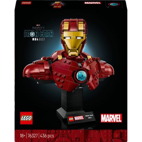 LEGO® | Marvel Vasember MK4 mellszobor, megépíthető modell felnőtteknek, minifigurával 76327