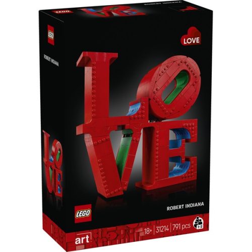 LEGO® Art LOVE, ajándék pároknak és lakásdekorációs ötlet 31214