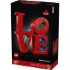 LEGO® Art LOVE, ajándék pároknak és lakásdekorációs ötlet 31214