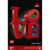 LEGO® Art LOVE, ajándék pároknak és lakásdekorációs ötlet 31214