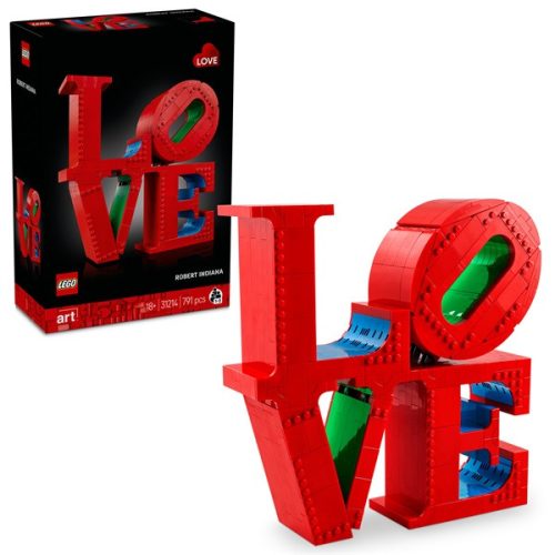 LEGO® Art LOVE, ajándék pároknak és lakásdekorációs ötlet 31214