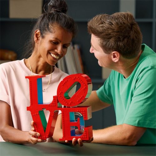 LEGO® Art LOVE, ajándék pároknak és lakásdekorációs ötlet 31214