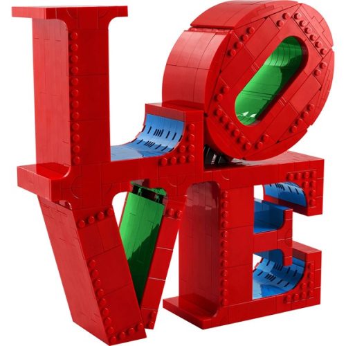 LEGO® Art LOVE, ajándék pároknak és lakásdekorációs ötlet 31214