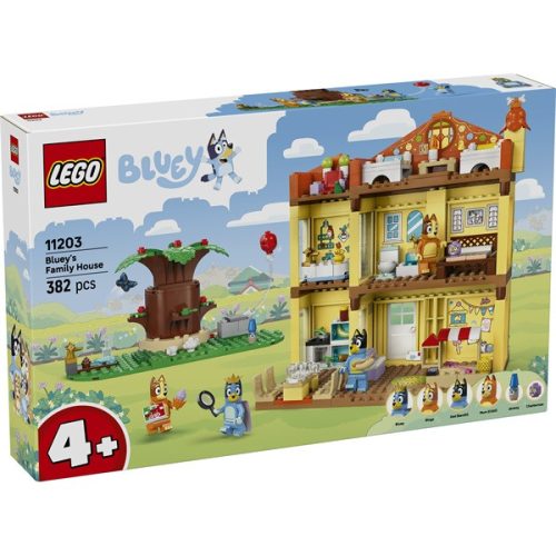 LEGO® Bluey: Bluey családi háza, játékkészlet, otthonépítőszett 11203