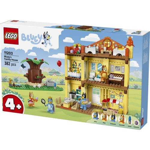 LEGO® Bluey: Bluey családi háza, játékkészlet, otthonépítőszett 11203