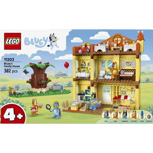 LEGO® Bluey: Bluey családi háza, játékkészlet, otthonépítőszett 11203