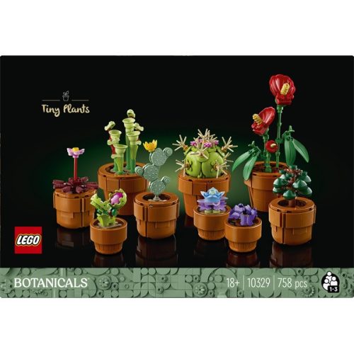 LEGO® Botanicals Apró cserepes növények építőkészlet felnőtteknek 10329