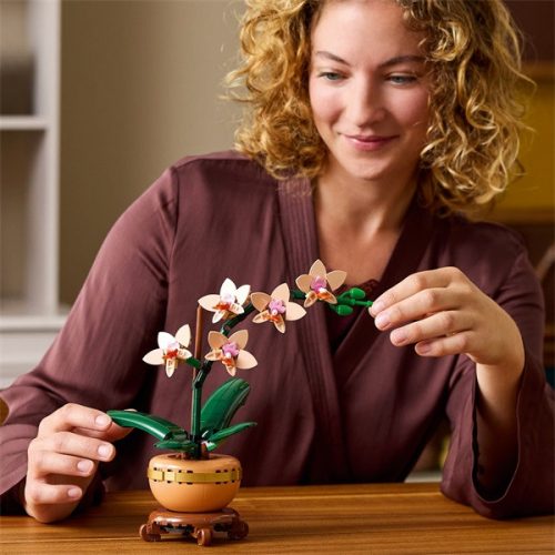 LEGO® Botanicals Mini orchidea, ajándék növény 10343