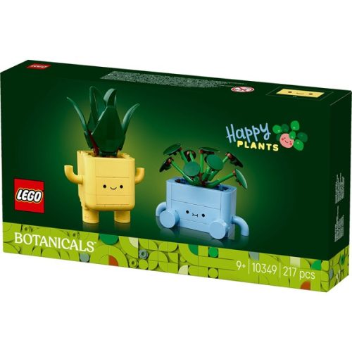 LEGO® Botanicals Mosolygós növények, polcdekoráció 10349