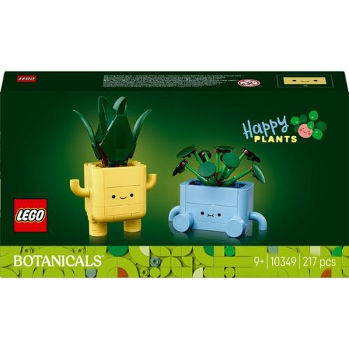 LEGO® Botanicals Mosolygós növények, polcdekoráció 10349