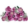 LEGO® Botanicals Rózsaszín rózsacsokor, dekoratív virágok 10374