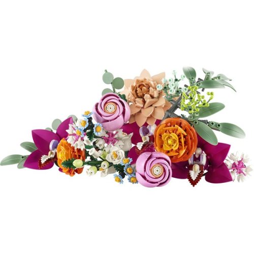 LEGO® Botanicals Rózsaszín virágcsokor, virágdekoráció 10342