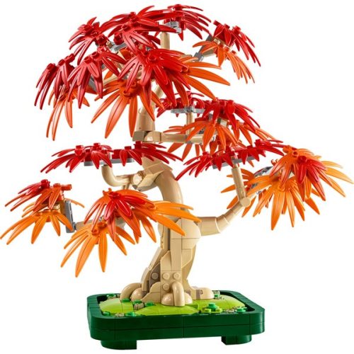 LEGO® Botanicals Vöröslevelű japán juhar bonsai, növénydekoráció 10348