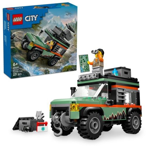 LEGO® City 4x4-es off-road terepjáró, kalandjáték 60447