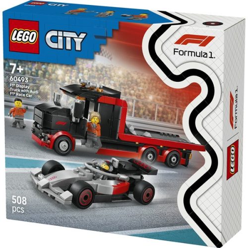 LEGO® City F1®-es kamion egy F1®-es Audi versenyautóval játék 60493