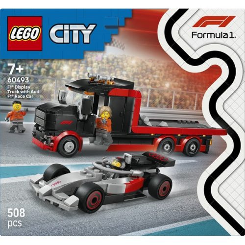 LEGO® City F1®-es kamion egy F1®-es Audi versenyautóval játék 60493