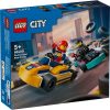 LEGO® City Gokartok és versenypilóták játékkészlet 60400