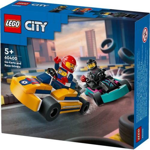 LEGO® City Gokartok és versenypilóták játékkészlet 60400