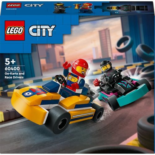 LEGO® City Gokartok és versenypilóták játékkészlet 60400