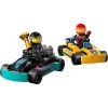 LEGO® City Gokartok és versenypilóták játékkészlet 60400