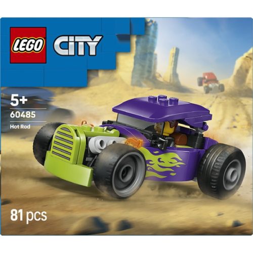 LEGO® City Hot Rod versenyautós építőjáték és minifigura 60485