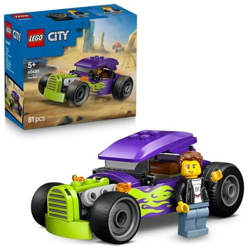 LEGO® City Hot Rod versenyautós építőjáték és minifigura 60485