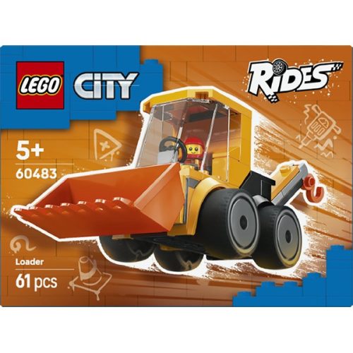 LEGO® City Járgányok – Építőipari rakodógép játéképítő-készlet 60483