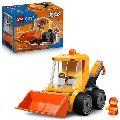 LEGO® City Járgányok – Építőipari rakodógép játéképítő-készlet 60483