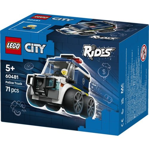 LEGO® City Járgányok – Rendőrségi teherautó játéképítő-készlet 60481