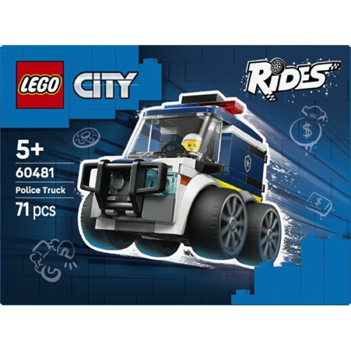 LEGO® City Járgányok – Rendőrségi teherautó játéképítő-készlet 60481