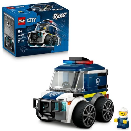 LEGO® City Járgányok – Rendőrségi teherautó játéképítő-készlet 60481