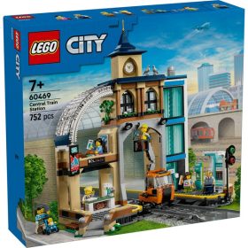   LEGO® City Központi pályaudvar, egy készlet az építőjátékok rajongóinak 60469