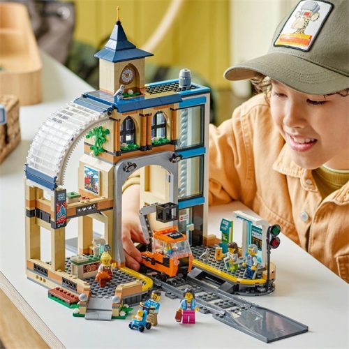LEGO® City Központi pályaudvar, egy készlet az építőjátékok rajongóinak 60469