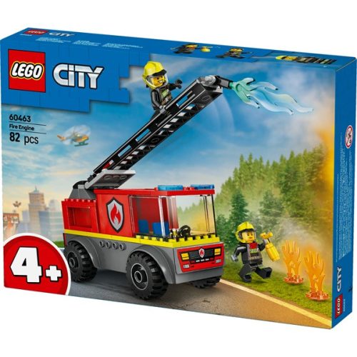 LEGO® City Létrás tűzoltóautó, játék tűzoltójármű, ajándék gyerekeknek 60463