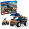 LEGO® City Motorszállító jármű és 2 minifigura 60491