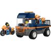 LEGO® City Motorszállító jármű és 2 minifigura 60491