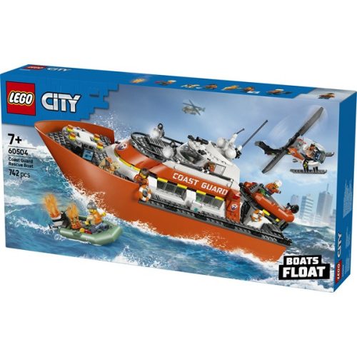 LEGO® City Parti őrség mentőcsónak és helikopter 60504
