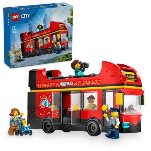 LEGO® City Piros emeletes turistabusz játék 60407