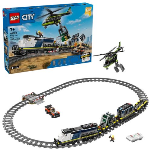 LEGO® City Rablás a rendőrségi vonaton – Játékvonat-készlet 60508