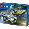 LEGO® City Rendőrautó és sportkocsi hajsza 60415