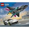 LEGO® City Repülő vs. autó – Játékautók és repülőgép játékkészlet 60489