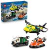 LEGO® City Repülőgép, emelőkosaras kocsi és légpárnás jármű remix 60505
