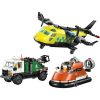 LEGO® City Repülőgép, emelőkosaras kocsi és légpárnás jármű remix 60505