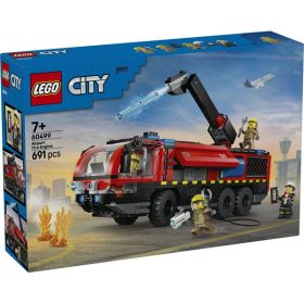  LEGO® City Repülőtéri tűzoltóautó – Játék teherautó-építőkészlet 60499