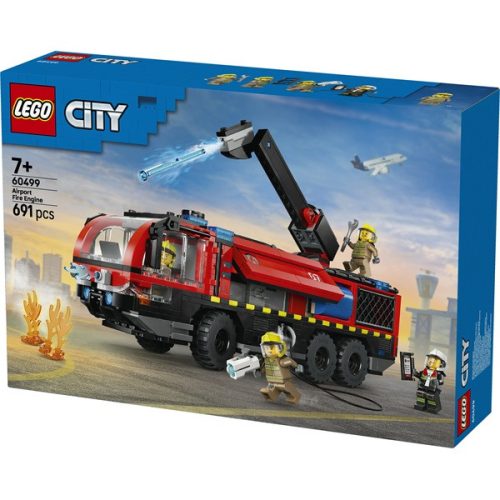 LEGO® City Repülőtéri tűzoltóautó – Játék teherautó-építőkészlet 60499