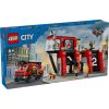 LEGO® City Tűzoltóállomás tűzoltóautóval 60414