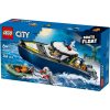 LEGO® City Üldözés rendőrségi csónakkal, játék felfújható motorcsónakkal és gumicsónakkal 60456